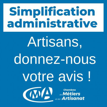 Simplification administrative des artisans